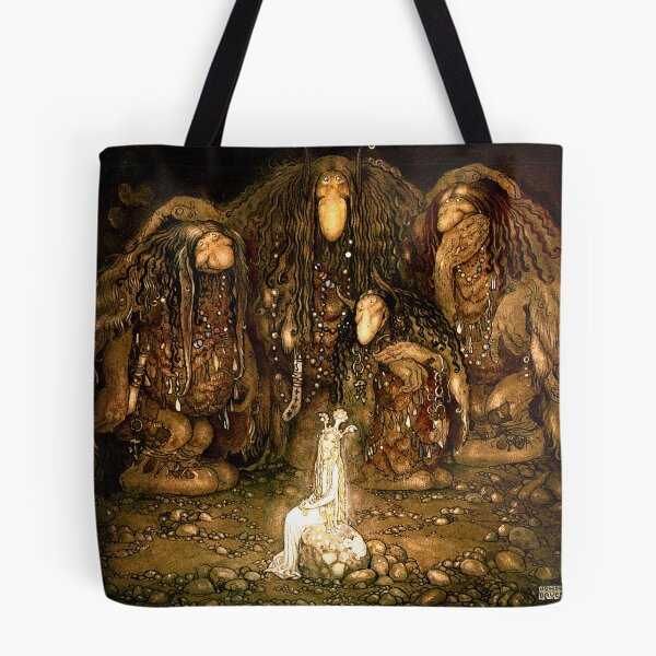 Item preview, Princess in Troll cave - John Bauer designed and sold by RPGHaven.