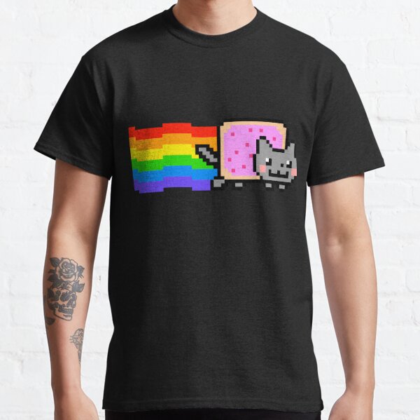 Rainbow cat meme Classic T-Shirt