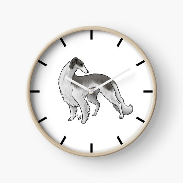Item preview, Dog - Borzoi - Black and White designed and sold by Jennifer Stolzer.