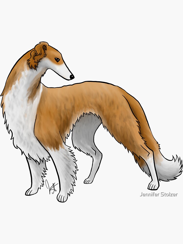 Borzoi - Red by jameson9101322