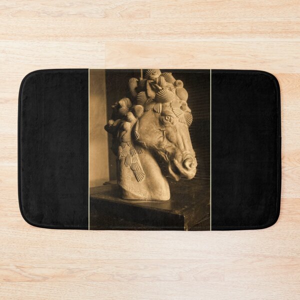 Item preview, Classical Horse Head Statue With Seashell Mane Design designed and sold by EarthArtDesigns.