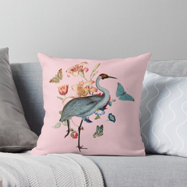 Item preview, Blue Heron Botanical Collage designed and sold by Trish Dish.