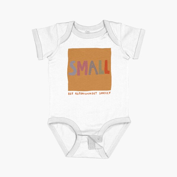 small but astonishingly smelly Short Sleeve Baby One-Piece