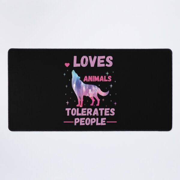 Item preview, Loves Animals Tolerates People designed and sold by Buzzbazaar.