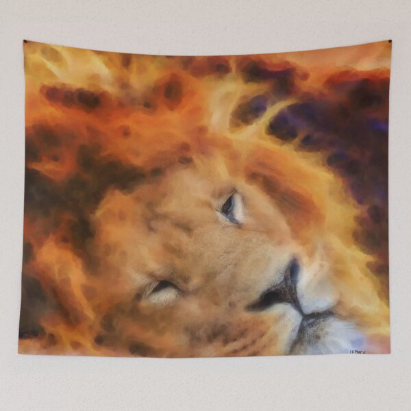 Item preview, Sleeping Lion - By John Robert Beck designed and sold by studiobprints.