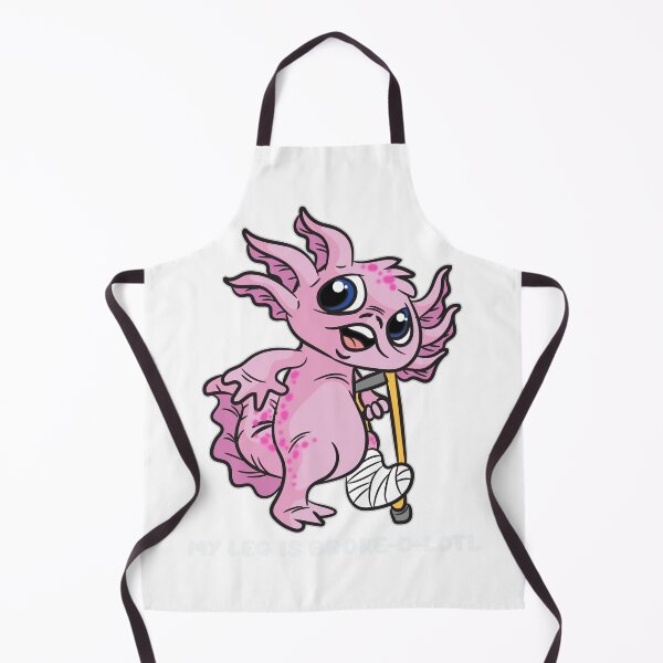Item preview, My Leg Is Broke-o-lotl Broken Leg Axolotl designed and sold by Moonpie90.