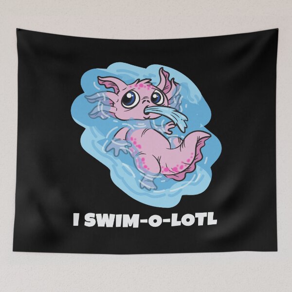 Item preview, I Swim-o-lotl Swimming Axolotl Girl Float Woman designed and sold by Moonpie90.