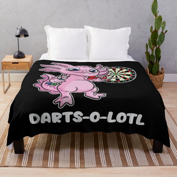 Aperçu de l'œuvre Darts-o-lotl Darts Player Axolotl créée et vendue par Moonpie90.