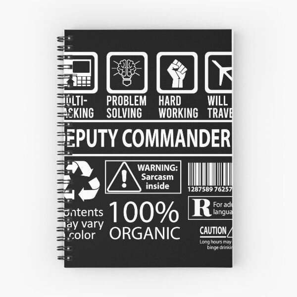 Item preview, Deputy Commander T Shirt - MultiTasking Certified Job Gift Item Tee designed and sold by oslandefren.