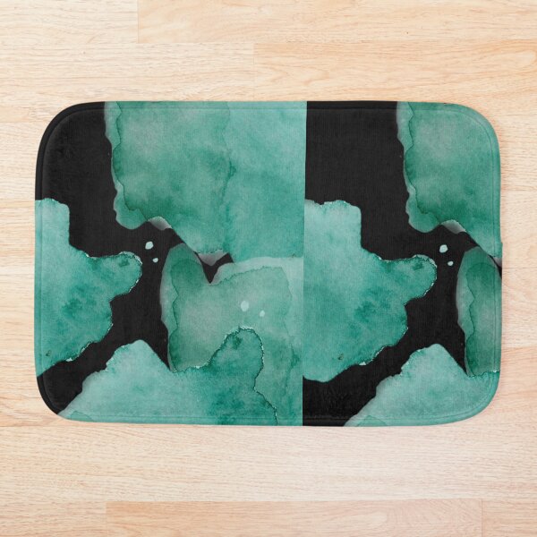 Artikelvorschau, Aquarell Luxus - Grünes & schwarzes Marmordesign von PKNCCLICKS entworfen und verkauft von PKNCLICKS.