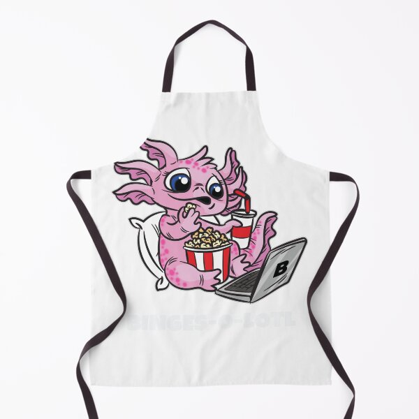 Item preview, Binge-o-lotl Binge Watching Axolotl designed and sold by Moonpie90.