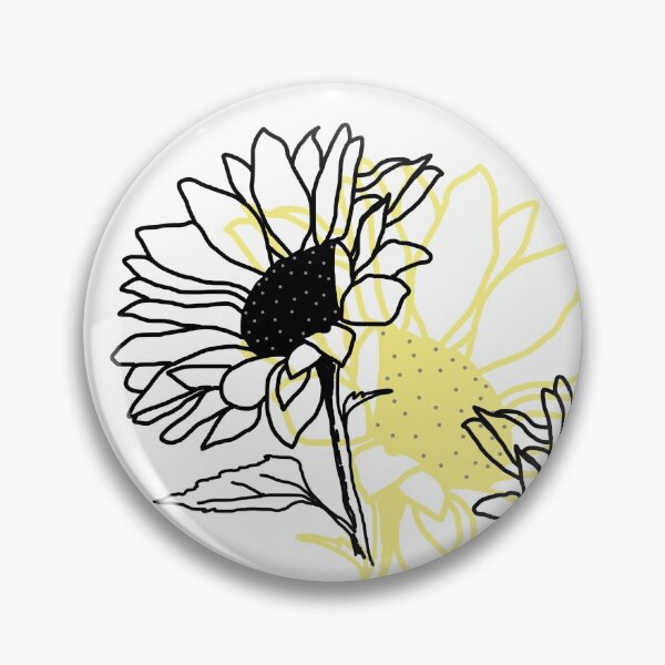 Item preview, Patrón de girasol negro y amarillo designed and sold by Print-Designs.