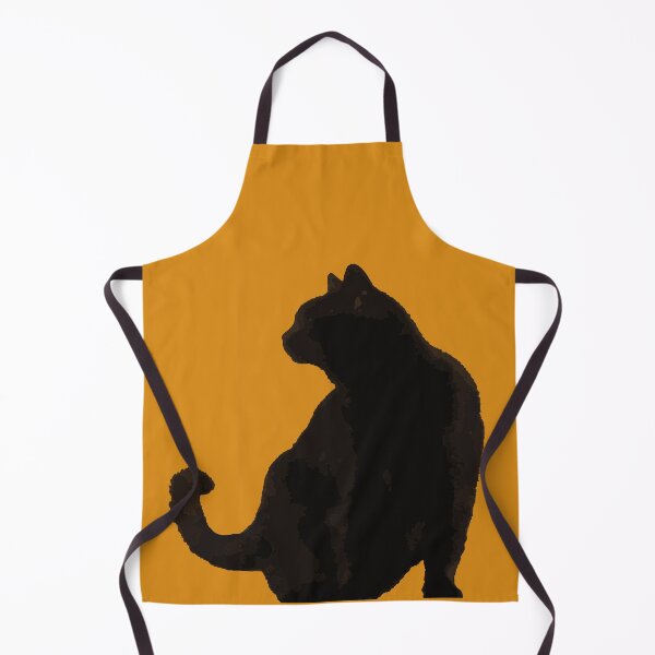 Item preview, Black Cat Elegant Profile Minimalist Silhouette designed and sold by taiche.