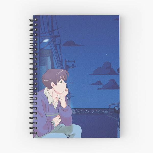 Item preview, Cute Anime Boy Thinking (Anime Street) designed and sold by Vibrant Creations.
