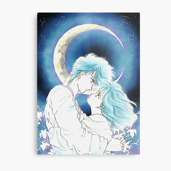 Fushigi Yuugi Blue Moonlight Metal Print