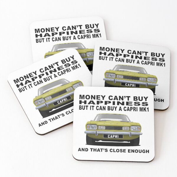 Item preview, Ford Capri Mk1 Yellow Classic Car Art Illustration designed and sold by Hamilton illustrations.