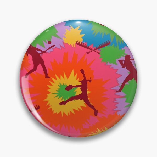 Item preview, Love Softball Tie Dye  designed and sold by Mnightsa.