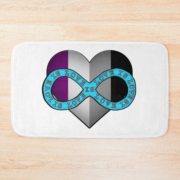 Item preview, Love is Love Asexual Polyamory Heart designed and sold by punkrockclimb.