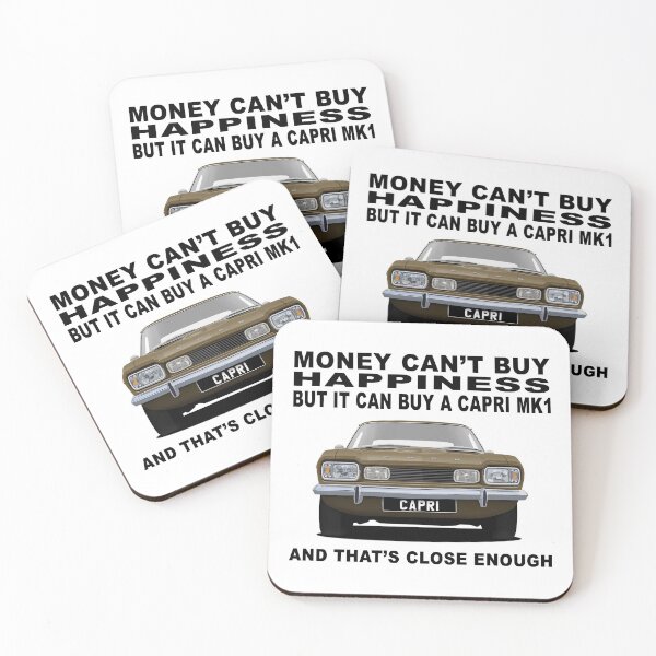 Item preview, Ford Capri Mk1 Tawney Brown Classic Car Art Illustration designed and sold by Hamilton illustrations.