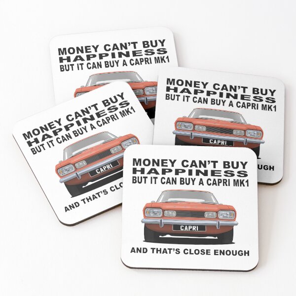 Item preview, Ford Capri Mk1 Sebring Red Classic Car Art Illustration designed and sold by Hamilton illustrations.