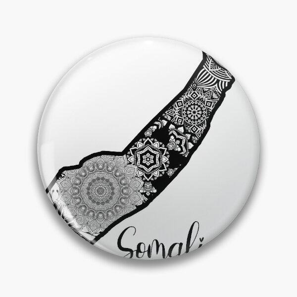 Item preview, Somalia Mandala Map Country Graphic designed and sold by VintageSomalia.