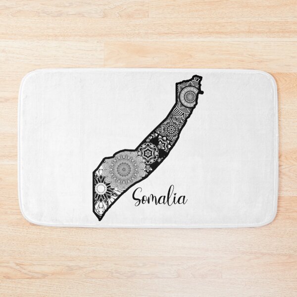 Item preview, Somalia Mandala Map Country Graphic designed and sold by VintageSomalia.