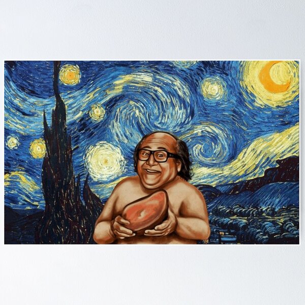Item preview, Frank's Rum Ham on a Starry Night designed and sold by DownwardSpiral3.