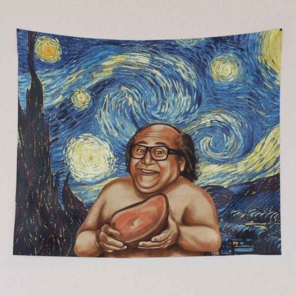 Item preview, Frank's Rum Ham on a Starry Night designed and sold by DownwardSpiral3.