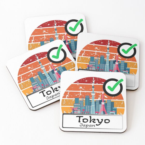 Item preview, Asia Japan Tokyo vintage2 color designed and sold by WhereIsTravis.