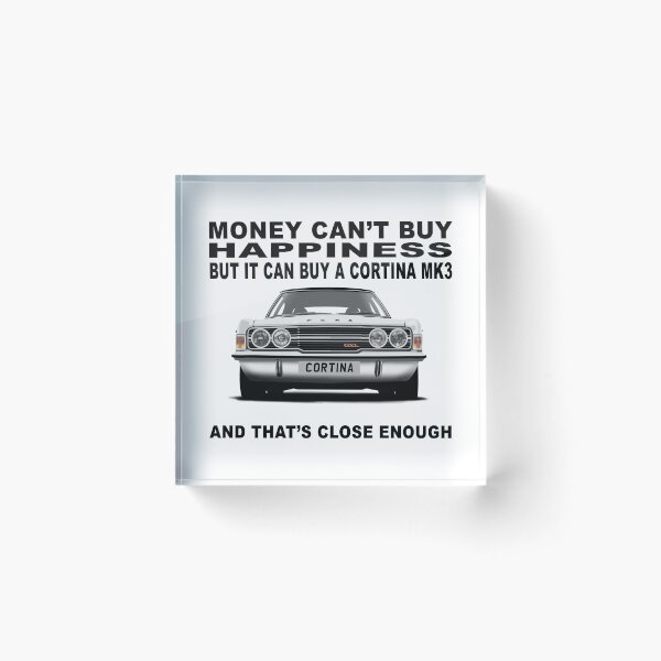 Item preview, Ford Cortina Mk3 GXL Orange Classic Car Art Illustration designed and sold by Hamilton illustrations.