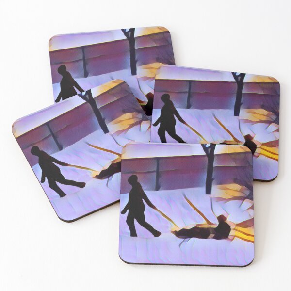 Item preview, Tobogganing in the snow Montreal designed and sold by Astralia.