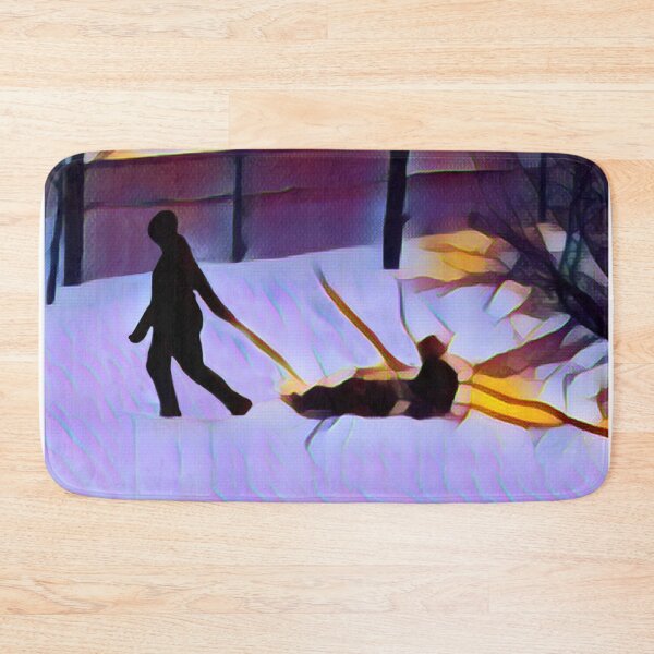 Item preview, Tobogganing in the snow Montreal designed and sold by Astralia.