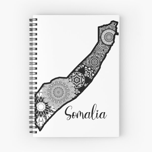 Item preview, Somalia Mandala Map Country Graphic designed and sold by VintageSomalia.