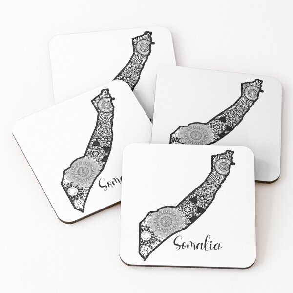 Item preview, Somalia Mandala Map Country Graphic designed and sold by VintageSomalia.
