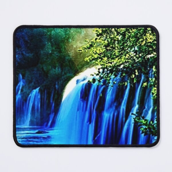 Item preview, Waterfall & Yellow Flowers  designed and sold by IvaRenee.