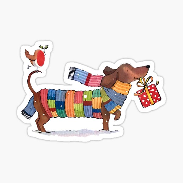 Item preview, Xmas Sausage Dog Matching Family Group designed and sold by frank3826.