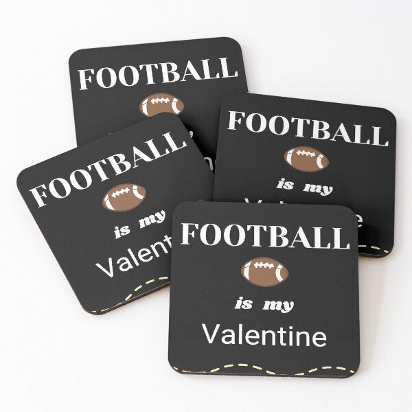 Item preview, Football Is My Valentine designed and sold by desireedickens.