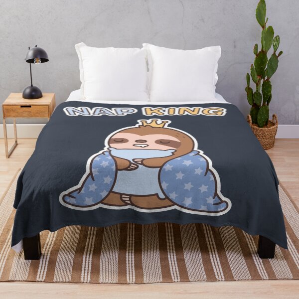 Item preview, Cute Sleepy Sloth, Nap King Funny designed and sold by rustydoodle.