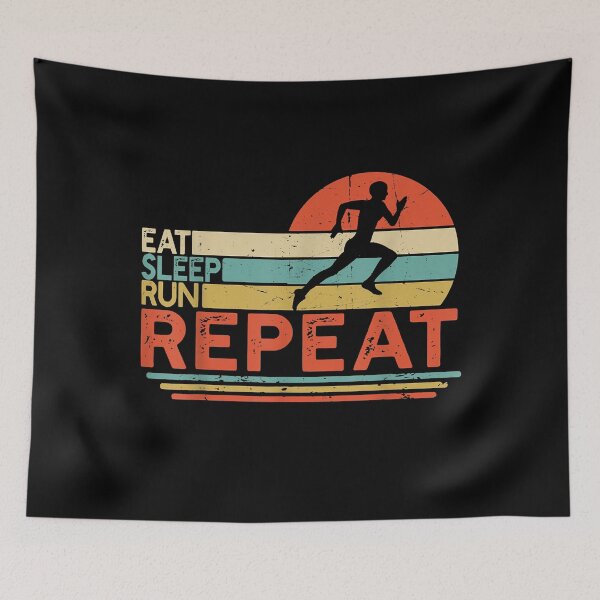 Item preview, Eat Sleep Run Repeat Funny Running designed and sold by RobertJason.