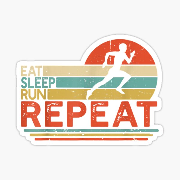 Item preview, Eat Sleep Run Repeat Funny Running designed and sold by RobertJason.