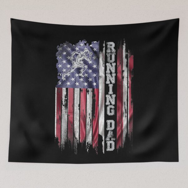 Item preview, Running Dad Vintage USA Flag designed and sold by RobertJason.