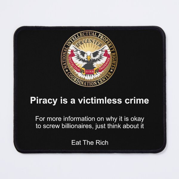 Item preview, Piracy is a victimless crime designed and sold by Casual Horror.