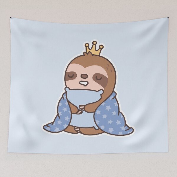 Item preview, Cute Sleepy Sloth, King Of Naps Funny designed and sold by rustydoodle.
