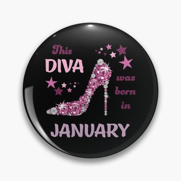 Item preview, Funny Birthday Month This Diva Was Born In January designed and sold by geminivibe.