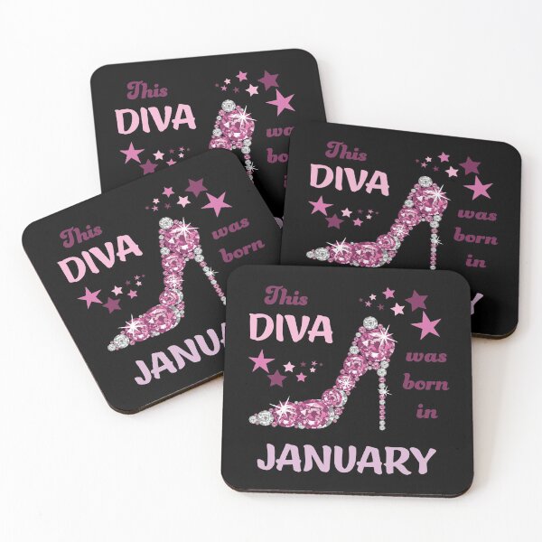 Item preview, Funny Birthday Month This Diva Was Born In January designed and sold by geminivibe.