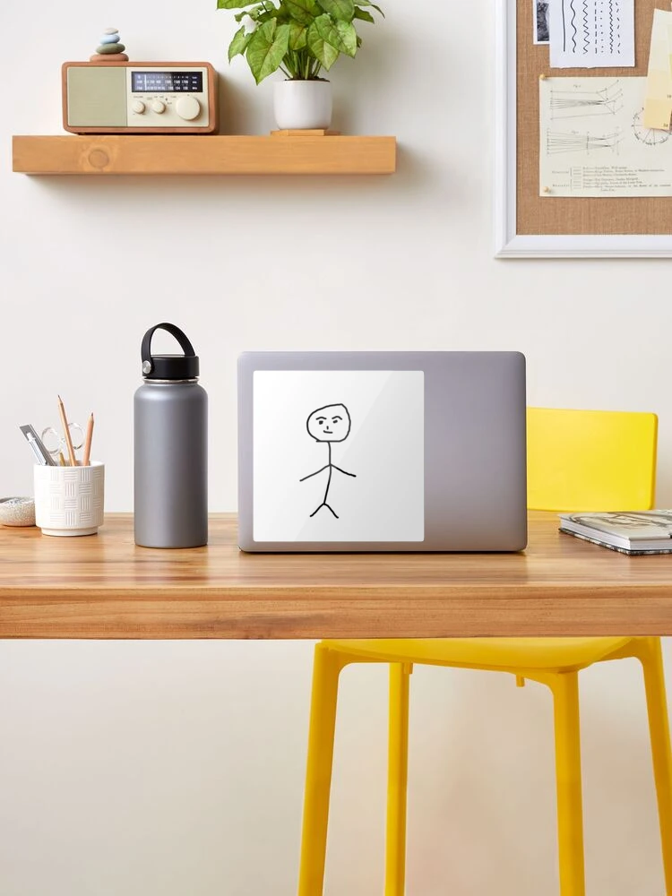 Funny stickman - minimal drawing aesthetic | Poster