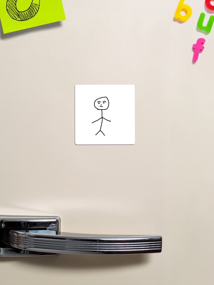 Funny stickman - minimal drawing aesthetic | Poster