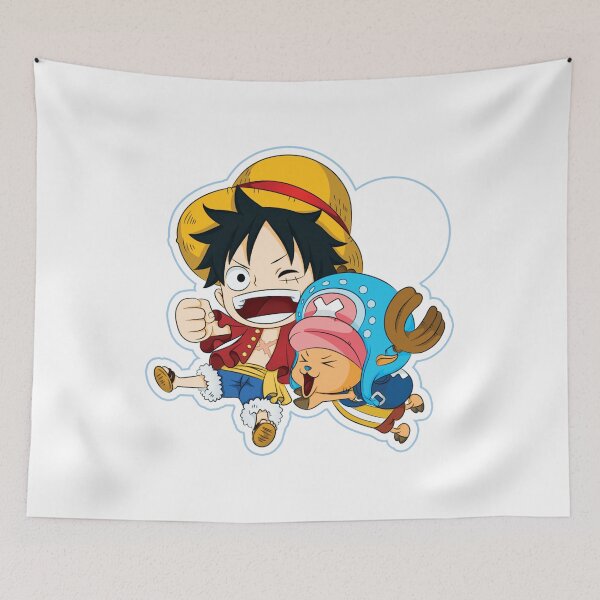 Item preview, Cartoon Luffy  and Chopper designed and sold by AndyArtic.