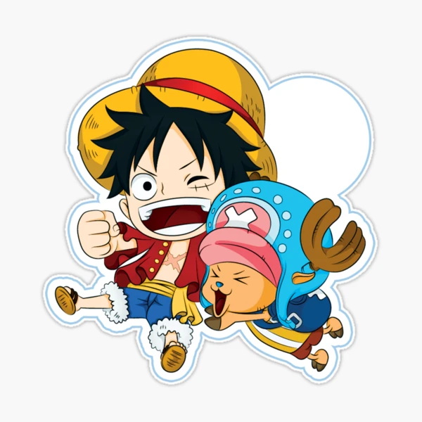 luffy kawai chibi cute, onepiece anime. vector design and doodle