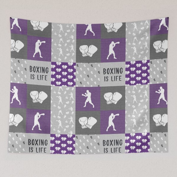 Item preview, Boxing Is Life Patchwork  designed and sold by SweetPea49.